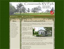 Tablet Screenshot of crossroadsrvpark.com
